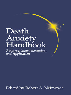 cover image of Death Anxiety Handbook